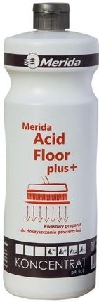 Merida Acidfloor Plus+ 1 L Środek Kwasowy Do Czyszczenia Gresu I Płytek Antypoślizgowych 