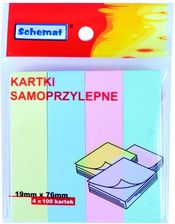 Zdjęcie Schemat Kartki Samoprzylepne 19Mmx76Mm/4 0779. - Kłecko