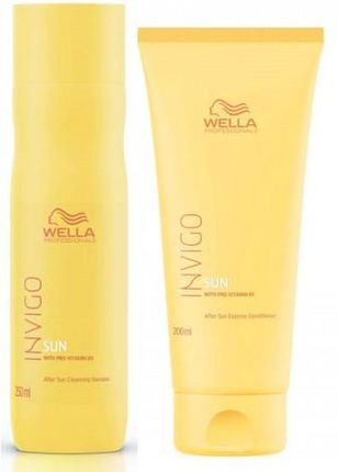Wella Invigo Sun zestaw do włosów po kąpieli słonecznej szampon + odżywka