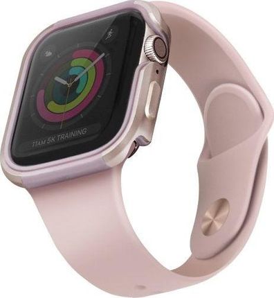 UNIQ etui Valencia Apple Watch Series 5/ 4 44MM różowo-złoty/blush gold pink