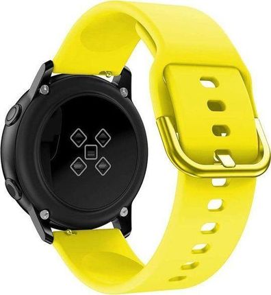 Alogy Gumowy pasek soft do Samsung Galaxy Watch Active 2 żółty