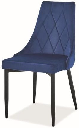 Krzesło Trix B Velvet Granatowe 