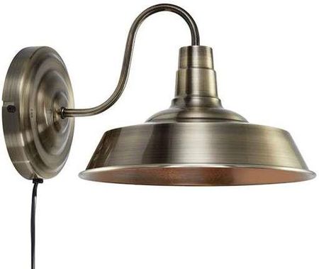 Markslojd Kinkiet Lampa Ścienna Grimsby Metalowa Oprawa Industrialna Loftowa Brąz (107908)
