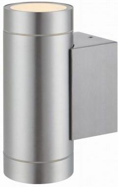 Markslojd Kinkiet Zewnętrzny Pipe 2L Ip44 Kolor Aluminium (107917)