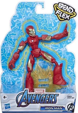 Hasbro Marvel Avengers Band And Flex Iron Man E7870
