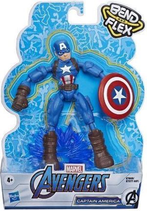 Hasbro Marvel Avengers Band And Flex Captain America E7869