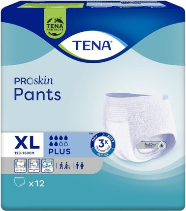 TENA Pants Proskin Plus XL Majtki Chłonne 12szt