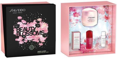 Shiseido Zestaw White Lucent Beauty Blossoms Holiday Kit F/Cr/50Ml + F/Foam/5Ml + F/Softner/7Ml + Conc/10Ml