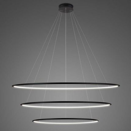 Altavola Design Lampa Wisząca Ledowe Okręgi No3 Φ120 Cm In 4K Czarna (La075P_120_In_4K_Black)