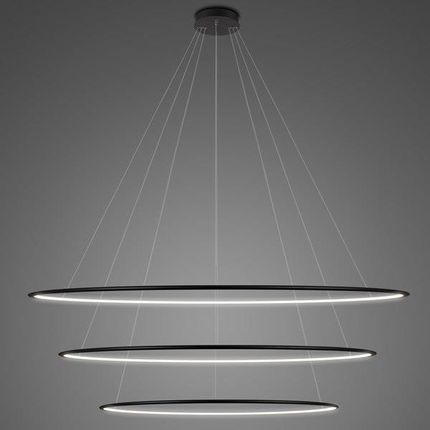 Altavola Design Lampa Wisząca Ledowe Okręgi No3 Φ180 Cm In 4K Czarna (La075P_180_In_4K_Black)