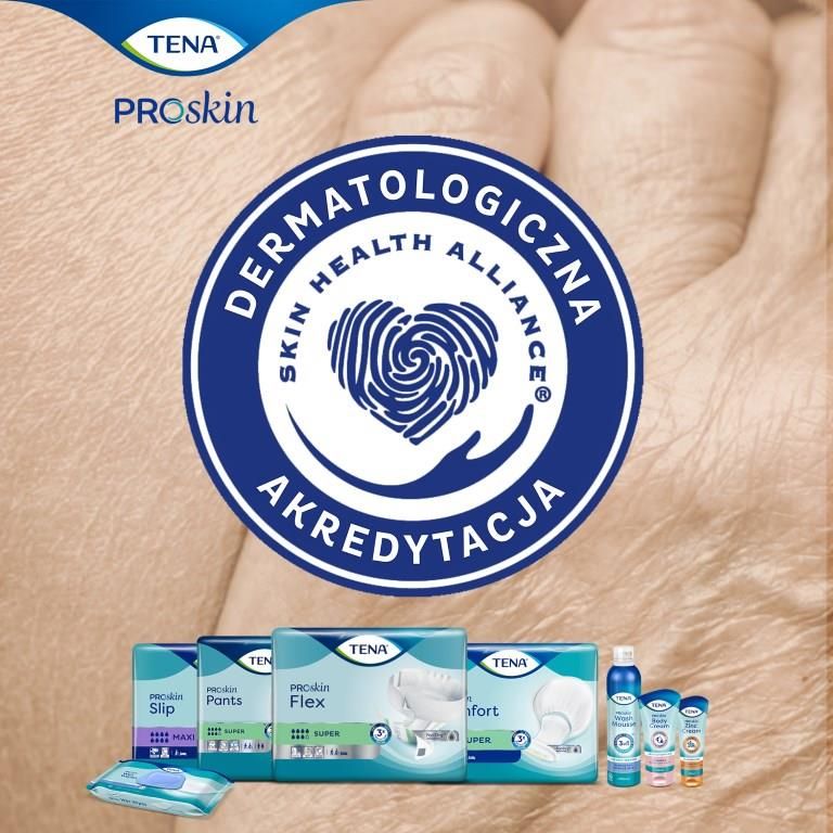 TENA Wet Wipes Proskin Chusteczki Oczyszczające 3W1 48szt