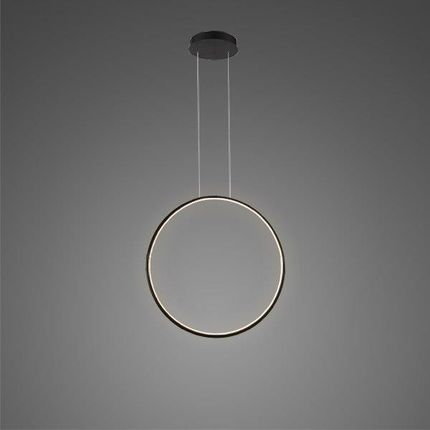Design Altavola Design: Lampa Wisząca Ledowe Okręgi No 1 60Cm Czarny In 3K (La073X_60_In_3K_Black)