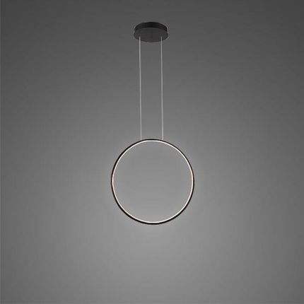 Design Altavola Design: Lampa Wisząca Ledowe Okręgi No 1 Czarny In 4K (La073X_40_In_4K_Black)