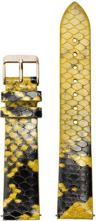 Pasek CLUSE La Boheme 18 mm Yellow Python/Gold CLS085 (CS1408101021)