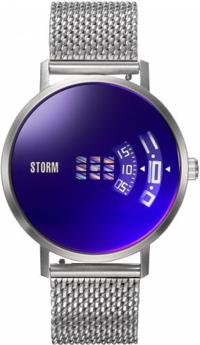 Orologio Fotocromatico Blu a Specchio Storm Remi V2 Mesh Lazer Blue