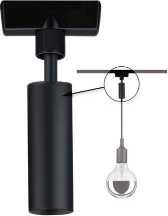 Paulmann Urail Adapter Do Lampy Wiszącej Czarny Mat   (96914)