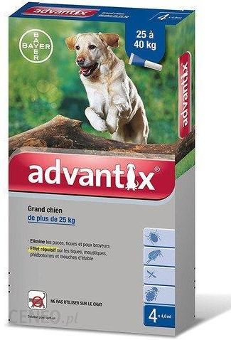 Bayer Advantix Spot-On 25-40Kg 4X4Ml