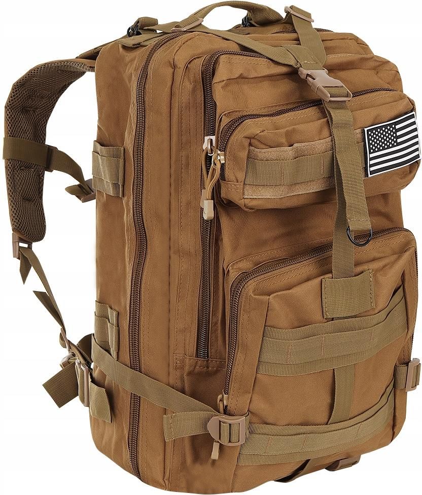 Plecak Taktyczny Wojskowy Militarny Survival 38l - zdjęcie 3 Plecak Taktyczny Wojskowy Militarny Survival 38l
