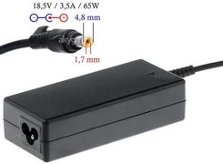 AKYGA ZASILACZ SIECIOWY AK-ND-09 DO NOTEBOOKA 18,5V/3,54A 65W 4.8X1.7 MM