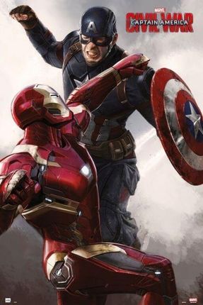 GRUPOERIK CAPTAIN AMERICA CIVIL WAR CAP VS IRON MAN - PLAKAT 8435107833343