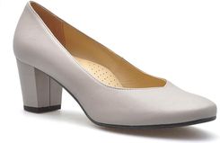 Zdjęcie Czółenka Galant 129 Beżowe lico - Jedwabne