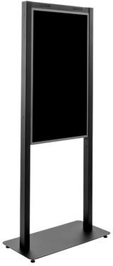 Hagor 1901 stojak podłogowy do telewizora 116,8 cm (46") Stojak podłogowy z płaskim, sztywnym panelem Czarny