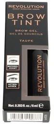 MakeUp Revolution Brow Tint Taupe Żel do stylizacji brwi  1szt