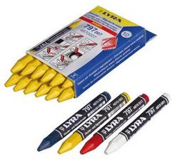 Zdjęcie Kreda do oznaczeń LYRA 797 biała długość 120mm 12szt. - Alwernia