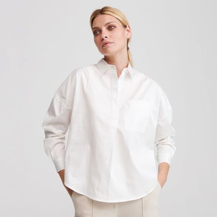 Biała koszula oversize Moda damska Ceneo.pl Biała koszula oversize Moda damska Ceneo.pl