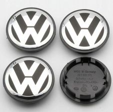 Zdjęcie ORYGINAŁ DEKIELKI DEKLE KAPSLE ZAŚLEPKI VW 3B7601171 65MM CAŁY KOMPLET - Barczewo