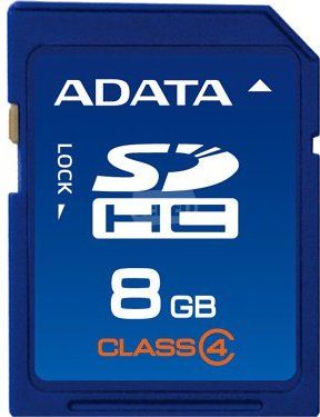 ADATA CARD SDHC 8GB Class 4 (ASDH8GCL4-R)