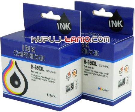 Celto HP 650XL Black + Color (R, Celto) tusze HP Deskjet Ink Advantage 1515, HP Deskjet Ink Advantage 2515, HP Deskjet Ink Advantage 3545