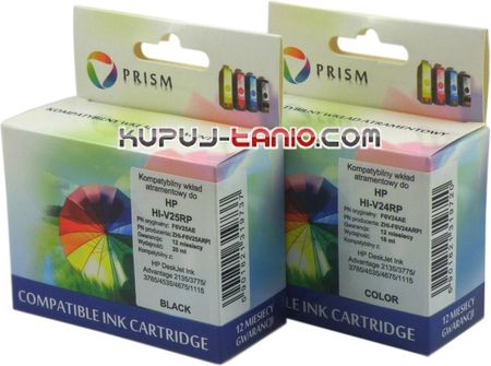 Prism HP 652 Black + Color (R, Prism) tusze HP Deskjet Ink Advantage 2135, HP Deskjet Ink Advantage 3635, HP Deskjet Ink Advantage 1115