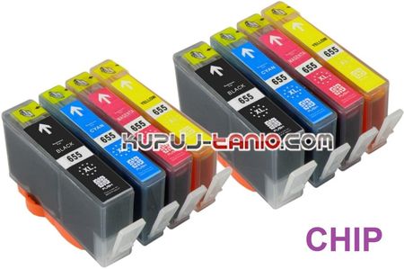 Crystal Ink HP 655XL (8 szt., Crystal Ink) tusze do HP Deskjet Ink Advantage 4625, HP Deskjet Ink Advantage 3525, HP Deskjet Ink Advantage 5525