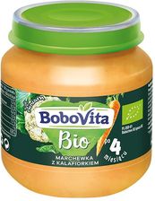 BoboVita Obiadek Bio marchewka z kalafiorem 125g - Dania dla dzieci