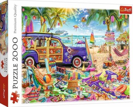 Trefl Puzzle 2000el. Tropikalne Wakacje 27109
