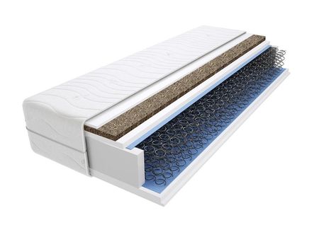 Godre Materac Samara Trawa 130x205 cm Morska Średnio / twardy dwustronny