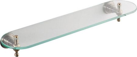 Sapho Diamond półka szklana 500mm szkło czyste brąz mosiądz 1318-15