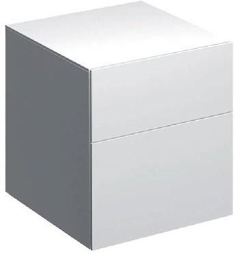 Geberit Xeno 2 szafka boczna z dwoma szufladkami 45cm biały połysk 500504011