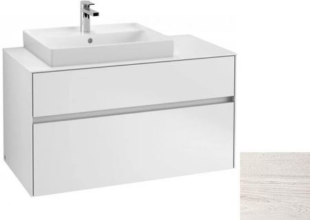 Villeroy&Boch Collaro szafka pod umywalkę wisząca do umywalki 60 cm z lewej strony 100x54x50 cm White Wood C01700E8