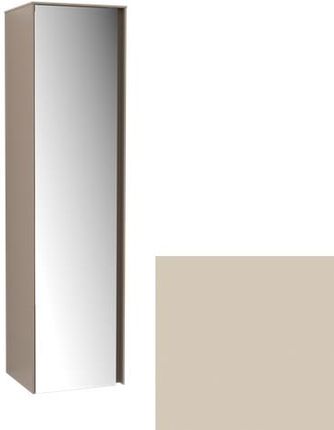 Villeroy&Boch Collaro szafka wysoka słupek łazienkowy z lustrem 40x153x35 cm zawiasy z lewej strony Soft Grey C035D0VK