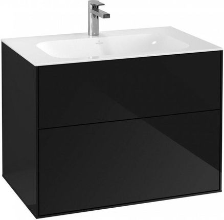 Villeroy&Boch Finion szafka pod umywalkę 80 cm glossy black lacquer czarny F01000PH