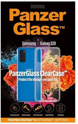 PanzerGlass Samsung Galaxy S20 ClearCase with TPU Cover