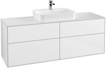 Villeroy&Boch Finion szafka pod umywalkę 160 cm z 4 szufladami Glossy White Lacquer biały F44100GF