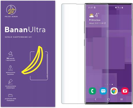 Polski Banan Szkło Hartowane Uv do Samsung Note 10+ Plus