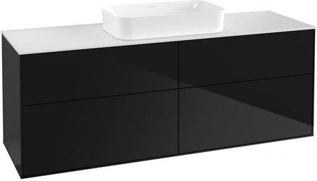 Villeroy&Boch Finion szafka pod umywalkę 160 cm glossy black lacquer czarny F32200PH