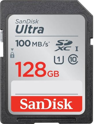 SANDISK ULTRA SDXC 128GB 100MB/s UHS-I Class 10 (SDSDUNR128GGN6IN)
