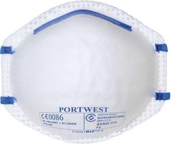 Zdjęcie PORTWEST PÓŁMASKA FFP2 P200 30 SZT BIAŁY - Skała
