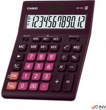 Zdjęcie KALKULATOR GASIO GR-12C-WR CIEMNA CZERWIEŃ - Nowa Dęba