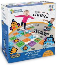 LEARNING RESOURCES ZABAWA W KODOWANIE. ZESTAW LET'S GO CODE